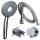 DALOUAL Handbrause 2m Schlauch 4er Set