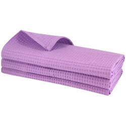 Daloual 3er-Pack Geschirrtücher Lila – 100 %...