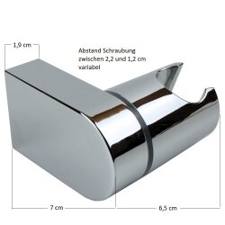 Schwenkbarer Brausehalter für Handbrause – flexibler Wandhalter für Dusche und Bad, langlebig und einfach montierbar