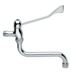 Hygiene-Kaltwasser-Wandarmatur mit Ellbogenbedienung...