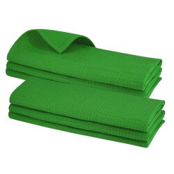 6x Geschirrtuch Grün – 100 % Baumwolle...