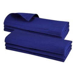 6x Geschirrtuch Blau – 100% Baumwolle...