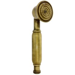 Nostalgie Retro Handbrause aus Messing – verchromt,...
