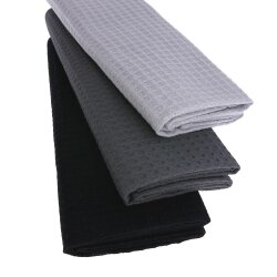 9er Geschirrtuch Set Grau/Anthrazit 100 % Baumwolle...