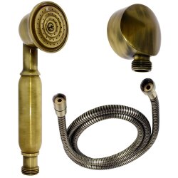 Retro Handbrause Brause aus Messing altmessing...