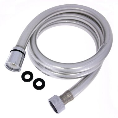 Duschschlauch 200 cm mit Drehkonus – flexibler Brauseschlauch für Dusche & Bad, ½" Anschluss