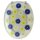 Toilettensitz Klodeckel Blumen Blau-Gelb – WC-Sitz aus robustem Material mit dekorativem Blumendesign