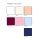 Mitteldecke Rosa 90×90 cm – 100 % Baumwolle – elegante, langlebige Tischdecke in Gastro-/Hotelqualität – ideal für Tischdeko, waschbar bei 60 °C