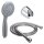 Design Handbrause Set mit Brauseschlauch & Wandhalter – Chrom für Ihr modernes Badezimmer