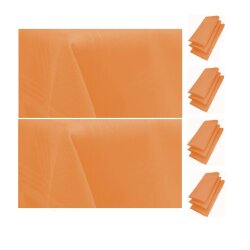12er Pack Stoffservietten 44x44 cm + 2 Tischdecken aus...