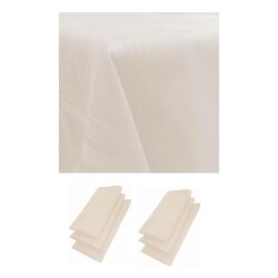 6er Pack Servietten 44×44 cm + Tischdecke...
