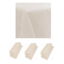 9er Set Stoffservietten 44×44 cm + Tischdecke...