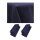 GARIALLA 6er-Set Servietten & Tischdecke Blau aus 100 % Baumwolle für jeden Anlass