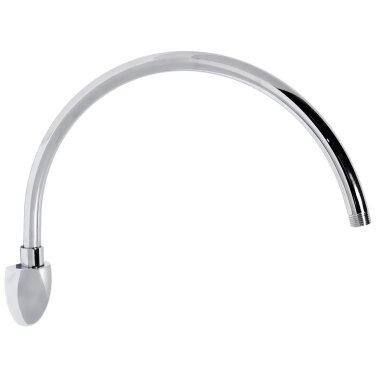 Wandausleger Wandarm Wandanschluss Messing verchromt – ca. 35 cm schwenkbar, ½ Zoll Außengewinde