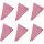 6er Pack Stoffservietten 44×44 cm Rosa – 100 % Baumwolle, Hotelqualität & farbecht