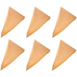 6er Set Stoffservietten 44×44 cm Apricot –...