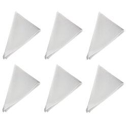6er Pack Stoffservietten 44×44 cm Weiß...