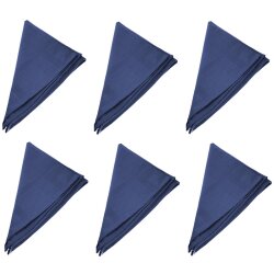 6er Pack Stoffservietten 44×44 cm Blau –...
