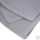 4x Handtuch Gästetuch in Waffelpique 100 x 50 cm aus Baumwolle / Pique Wabengewebe grau