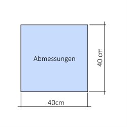 3er Set Profi Mikrofasertücher 40x40 cm Blau – fusselfrei, streifenfrei & kratzfrei, ideal als Poliertücher & Reinigungstücher für Auto & Haushalt