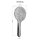 Design Handbrause 3 Funktionen – verchromt, Regen-, Strahl- & Massagestrahl
