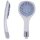 Handbrause 5 Strahlarten – blauer Duschkopf mit Antikalkdüsen, ergonomisch für Dusche und Bad, vielseitig einstellbar