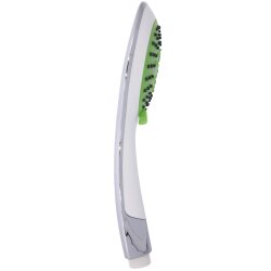Handbrause 5 Strahlarten – grüner Duschkopf mit Antikalkdüsen, ergonomisch für Dusche und Bad, individuell einstellbar