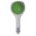 Handbrause 5 Strahlarten – grüner Duschkopf mit Antikalkdüsen, ergonomisch für Dusche und Bad, individuell einstellbar