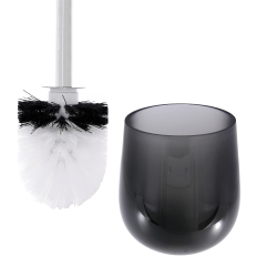 Elegante Bürstengarnitur / Toilettenbürste / WC-Bürste - mit Acrylglassbehälter