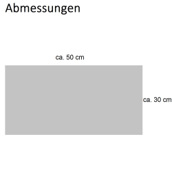Handtuch G&auml;stetuch in Waffelpiqu&eacute; 50 x 30 cm / Baumwolle / Abschminktuch schwarz