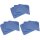 9er Set Mikrofasertücher 40×40 cm Blau – fusselfrei, streifenfrei & kratzfrei