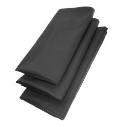 3er Pack Stoffservietten 45 x 45 cm Anthrazit –...