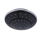 UFO- Regendusche Ø 24 cm mit 40 cm Wandarm, 102 Düsen, rund, Oberseite verchromt, Antikalkfunktion