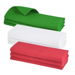 9x Geschirrtücher Italien-Design 100 % Baumwolle...