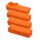 12er Set Geschirrtücher 100 % Baumwolle Orange – saugstark, fusselfrei & langlebig für Küche