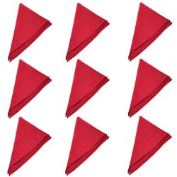 9er Pack Stoffservietten 45×45 cm in strahlendem...