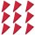 9er Pack Stoffservietten 45×45 cm in strahlendem Rot – 100 % Baumwolle, waschbar & wiederverwendbar