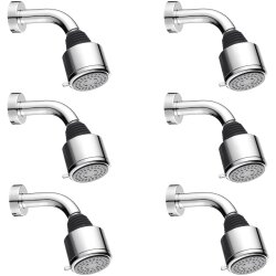 6er Paket: Duschkopf-System mit Wandarm und verstellbarem...