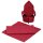 3er Pack Stoffservietten 45×45 cm Weinrot – 100 % Baumwolle, langlebig & waschbar