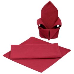 GARIELLA 6er Set Stoffservietten Weinrot – Elegante...