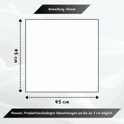 3er Pack Stoffservietten 45x45 cm Blau aus 100% Baumwolle – hochwertig, waschbar, langlebig & elegant für Gastronomie und Zuhause