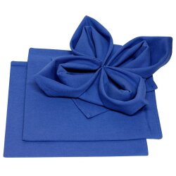 9er Pack Stoffservietten 45x45 cm Blau aus 100% Baumwolle...