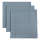 3er Pack Servietten 45cm x 45cm aus 100% Baumwolle in Grau