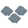 9er Pack Stoffservietten 45×45 cm Grau – 100 % Baumwolle, waschbar & wiederverwendbar
