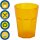 ENGELLAND 9 teiliges Hartplastik Becher Set Orange 400 ml je Becher, stapelbar, BPA frei, spülmaschinengeeignet