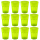 12x Kunststoffbecher Trinkbecher Plastikbecher Trink-Gl&auml;ser Mehrweg 0,4l Gr&uuml;n