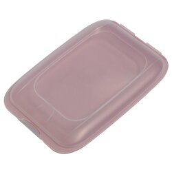 ENGELLAND Aufschnittboxen 3er Set – Praktische Frischebehälter in Rosa, Ordnung und Frische für Ihre Küche