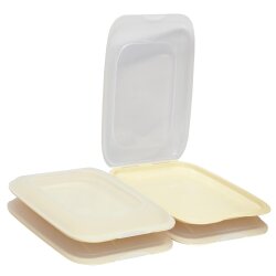 ENGELLAND 4 teiliges Aufschnittbox Set Beige |...