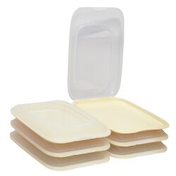 ENGELLAND 6 teiliges Aufschnittbox Set Beige |...