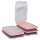 ENGELLAND 5 teiliges Aufschnittbox Set Rosa | Stapelbare, mikrowellen  & gefriergeeignete Frischhalteboxen, BPA frei
